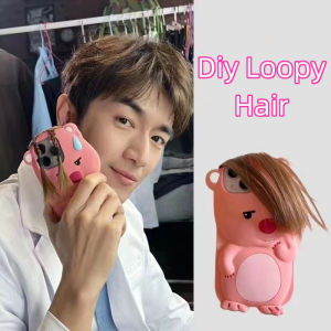 【Inventory ready 】🚚 Free shipping+COD 🚚 Cute 3D Pink Loopy Silicone Phone Case for Iphone 15 14 13 12 11Pro Max/Plus Girls Funny Fashion Creation Kawaii Cartoon Protection Cover