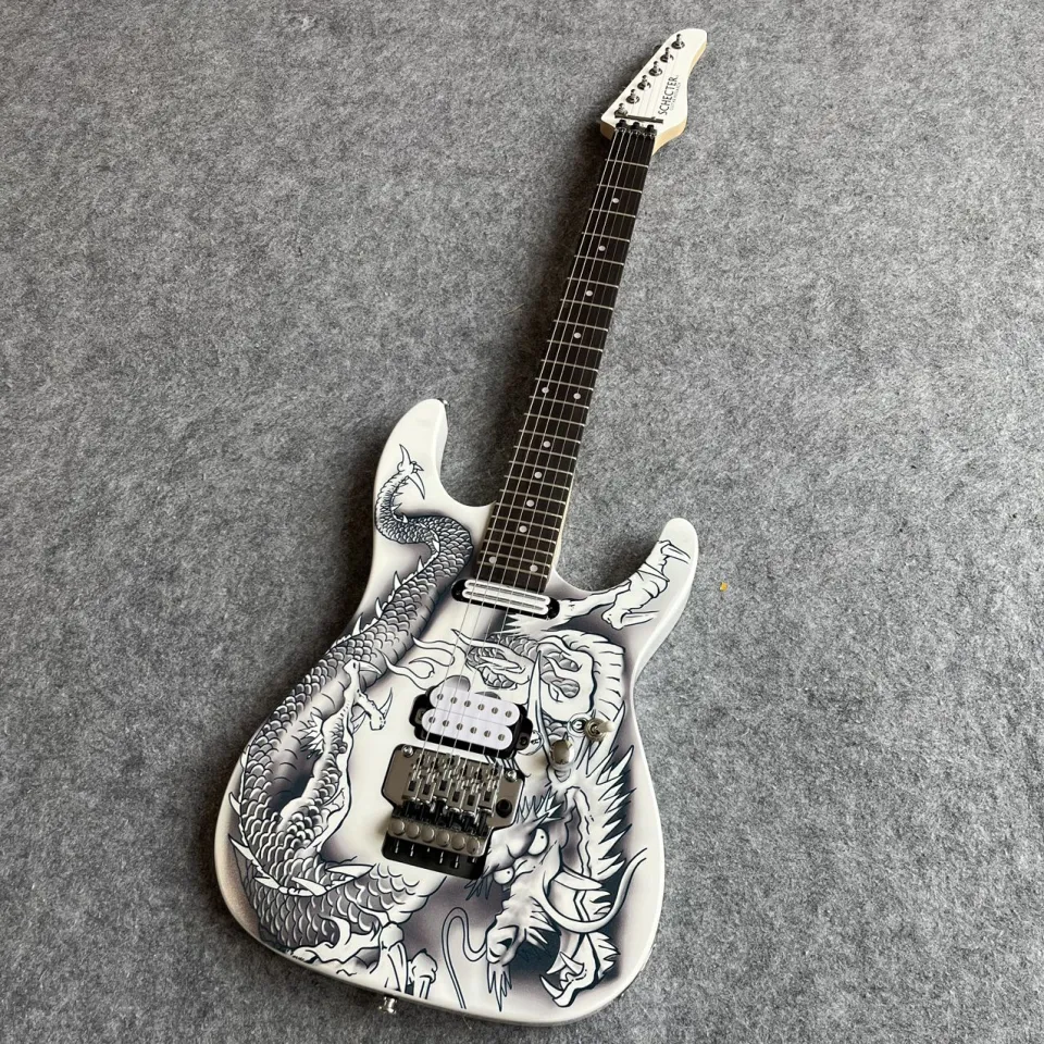 ギター SCHECTER PA-ZK-T6  Dragon G raphic SCHECTER PA-ZK-T6 WHT/Original Dragon Graphic 小林信一モデル