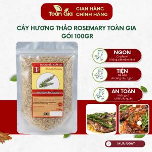 Lá hương thảo gói 100g Rosemary nguyên chất gia vị món âu làm steak và thịt nướng