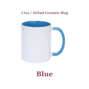 【Mach Gifts】Customised Ceramic Mug with Photo 11oz 325ml 5 Colours Personalised Gift Special Unique Present Drinkware Reusable