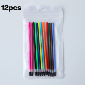 Color Pen 6/12 Colorful Fast Super Smooth Writing Stationery Simple neutral pen Student Stationery