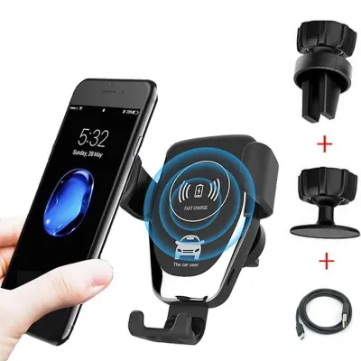 Car wireless charging car Magnetic Wireless Fast Charging Universal car Charging holder Charging Magsafe Wireless Car Car Holder Air Vent Fast Charging Auto Clamping 车载无线充电支架