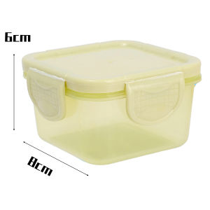 YESPERY กระปุกภาชนะเก็บอาหารขนาดเล็กสำหรับใส่พุดดิ้งขนมหวานกันรั่วช่องใส่ซอสกล่องเก็บของแช่แข็งอาหารเด็กขนาดเล็ก1/5ชิ้น