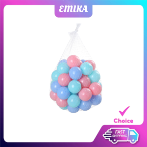 Emika Choice 50pcs Macaron Color Ocean Ball Toy Children Toddlers Indoor Play Early Development