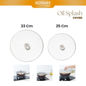 Oil Splatter Pelindung Cipratan Minyak Asta Stainless Handle Atas & Samping | 25cm 33cm