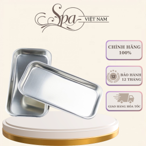 Khay hình chữ nhật dùng trong y tế spa thẩm mỹ viện