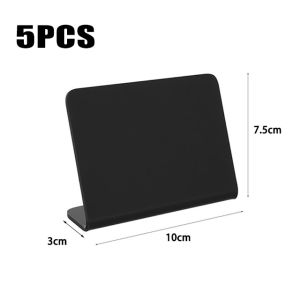 COD 5pcs Letter Board Papan Mini Chalkboard Papan Tulis Mini Papan Acrylic Mini Chalkboard Papan Tulis Kapur Standing