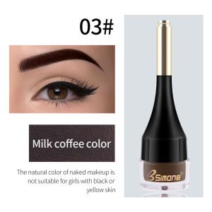 4 Colors Eyebrow Cream Enhancers Long-lasting Waterproof Air Cushion Dye Eye Brows Gel Brown Tinted With Brush Eyebrow tint natural sweatproof