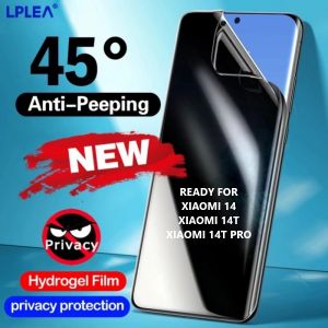 XIAOMI 15 15 ULTRA 14 14T 14T PRO ANTI GORES HYDROGEL LAYAR SPY PRIVACY DEPAN HITAM GELAP SCREEN GUARD PELINDUNG LAYAR FULL COVER