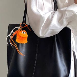 CAN COOK Dây bện Móc Khóa Búp Bê Xúc Xích nhồi bông Lông mịn Bông PP Móc Khóa Búp bê nhồi bông Móc khóa Thoải mái  dây chuyền túi Bánh quy nhỏ Trang trí nhà cửa