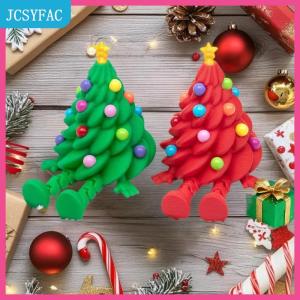 JCSYFAC  3D In Giáng Sinh Dễ Thương Máy Tính Để Bàn Đồ Trang Trí Cây Giáng Sinh Với Đầy Màu Sắc Khớp Và Di Chuyển Hình Dạng Món Quà Giáng Sinh Trang Trí