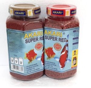 AKARI SUPER RED 300 GRAM PELET  MAKANAN IKAN HIAS 2 MM