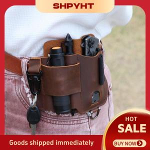 SHPYHT✨ Leather Multitool Sheath - Belt Clip EDC Belt Organizer - Gifts For MenSecure And Convenient Tool Organizer