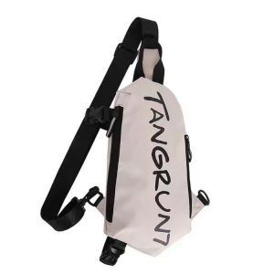 กระเป๋าคาดอกแนวทแยงกันน้ำอินเทรนด์สำหรับผู้ชายและผู้หญิงกระเป๋าสะพายไหล่กลางแจ้งสไตล์เกาหลีกระเป๋านักเรียนกระเป๋าโทรศัพท