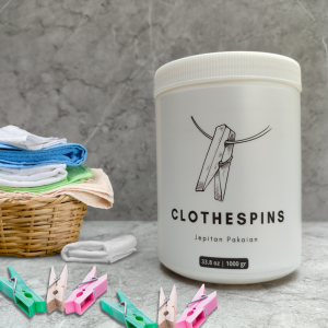 Toples Jar 1000 gr Laundry Organizer Aesthetic Free Label