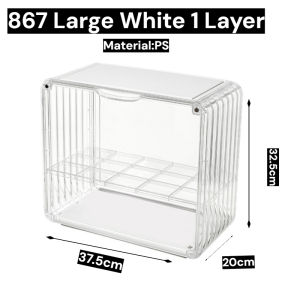 883 Collectors Choice Display Case – Clear PS Box with Magnetic Door for Funko Pop Anime Figures & More
