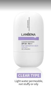 LANBENA Niacinamide Waterproof UV Sunscreen Repair Sunblock Sunscreen Lotion Whitening Brighten Oil Control Refreshing SPF 50+ PA+++ Suncare