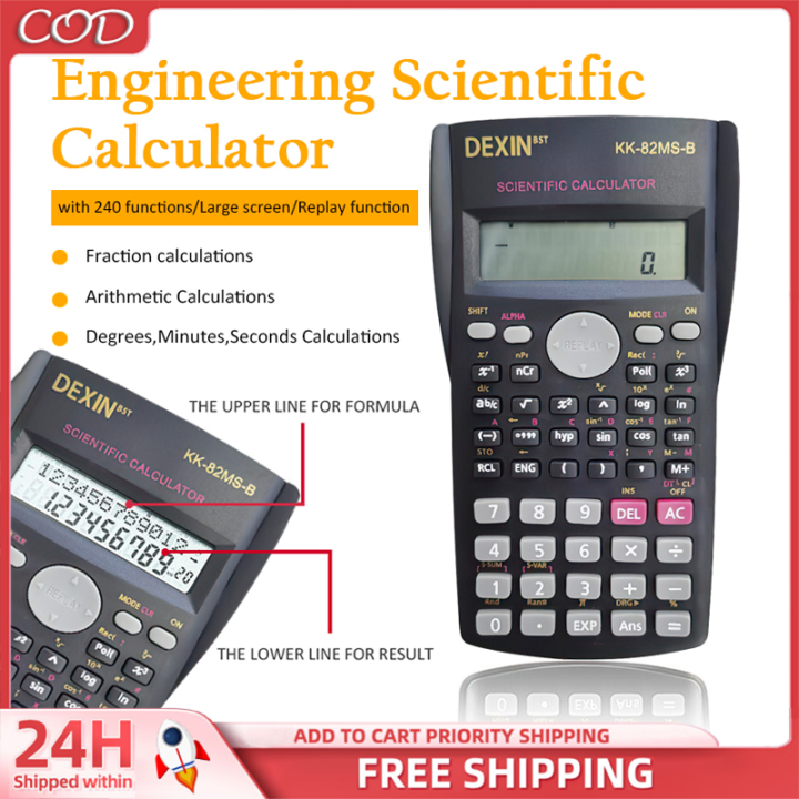 Scientific Calculator Portable Multi-functional Scientific Functional ...