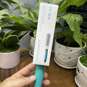 Lược Sấy Tóc Phủ Gốm Ceramic Moroccanoil Cao Cấp (Bản Dẹt / Lược Tròn Nhiều Size)
