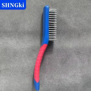 [COD] 🔥🔥🔥SHNGki Bàn chải dây thép không gỉ nặng với tay cầm bằng nhựa thoải mái hoàn hảo để loại bỏ rỉ sét xỉ hàn bụi bẩn và sơn