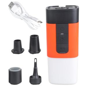 ปั๊มอากาศไฟฟ้าแบบพกพาปั๊มไฟฟ้าใช้งานได้ต่อเนื่องเหมาะสำหรับการตั้งแคมป์ของเล่นสระว่ายน้ำ