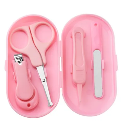 EZYLITTLES Baby Nail Care Kits with Case Nail Clipper Nail Scissors Nail Cutter manicure set tweezer