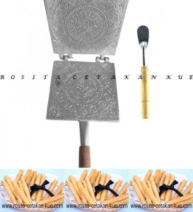 Rosita Cetakan Kue Egg Roll Jepit Semprong Opak KECIL Kode JPK Gratis Sutil Kue