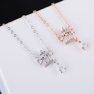 Dây chuyền nữ vương miện nhỏ xinh S925 DC98