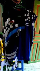 JERSEY SINGLE PRINT BLUE