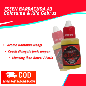 Essen Barracuda A3 Ikan Patin Malam Hari Paling JOSS! - Essen Barracuda A3 -Khusus Ikan Patin - Mancing Harian/Galatama - Segala Kondisi Air - Best Product