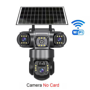 【BUY 1 TAKE 1】V380 Pro Solar CCTV Camera Wifi connect Outdoor IP Security Cameras Color Night Vision Two-Way Audio Waterproof Surveillance