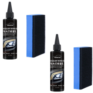 【After Repairing Like New】Automotive Headlight Refurbishment Agent Polishing Coat Yellowing Oxidation Scratches Repair 汽车大灯翻新修复乳