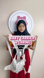 🇲🇾𝐑𝐄𝐀𝐃𝐘 𝐒𝐓𝐎𝐂𝐊🇲🇾 Baby Carrier Baby Soft Carrier for Newborn 4-in-1 Carrier Toddler Baby Wraps Carrier for Newborn