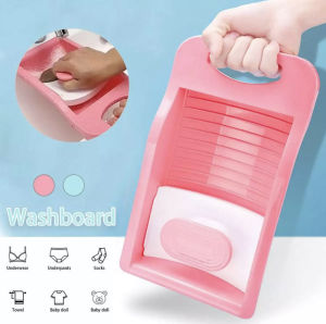 [SG SELLER] Laundry Tub Convenient Mini Washboard Dormitory Travel Washing Underwear Washing Socks Tool Household Washing Baby Clothes