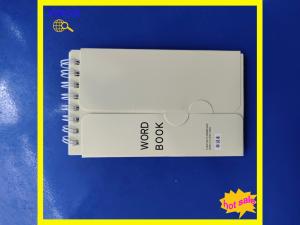 XINGK Portable Vocabulary Memory Notepad - Shorthand Spiral Notebook For Planning And Memorization With Cover-Up Feature