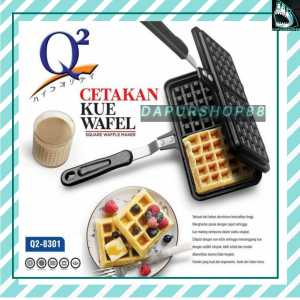 CETAKAN KUE WAFEL KOTAK / CETAKAN KUE WAFFLE KOTAK / CETAKAN CROFFLE WAFFLE MAKER KOTAK / CETAKAN SQAURE WAFFLE MAKER Q2 8301 / Q2 8301 / Q2-8301