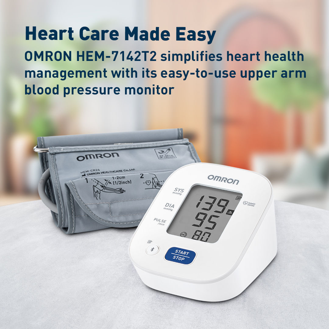 OMRON Blood Pressure Monitor BPM Machine Automatic Upper Arm -Digital w ...