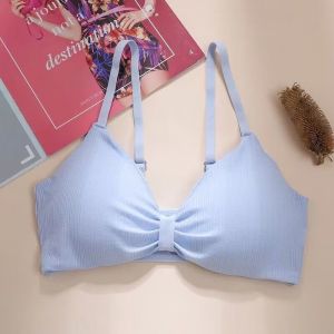 GanLai Women Bra Gathers Lingerie for Women To Prevent Stray Light. High School Students in The Developmental Stage Are Simple Comfortable and Slim Student Women Bras Without Steel Rings Girl Bra