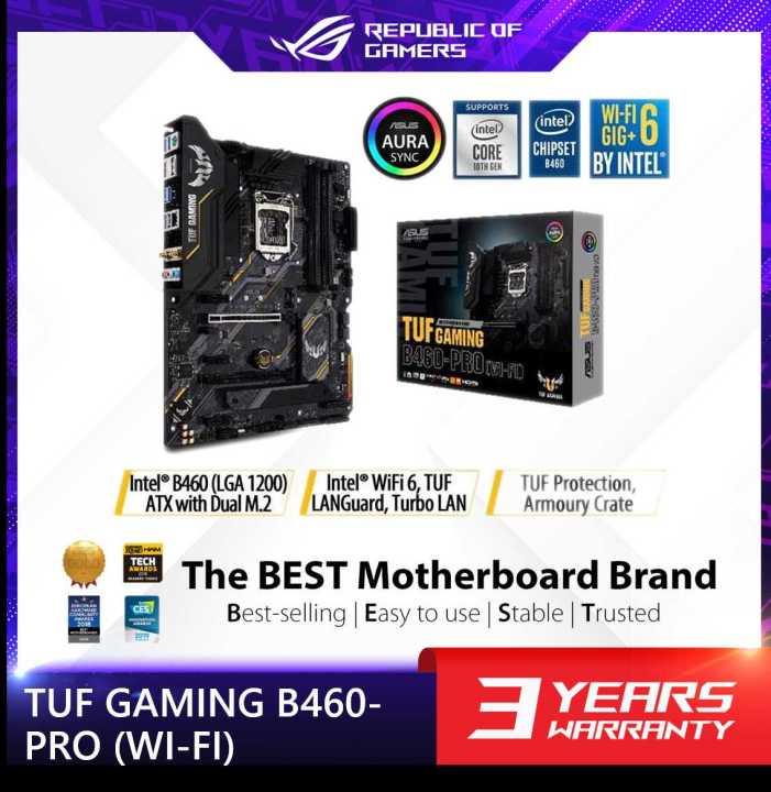 Wi Fi Tuf B460m Pro B460m Plus Wifi Motherboard B460 Tuf M Plus