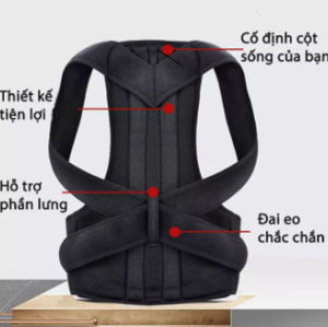 Đai lưng chống gù cột sống áo chống gù vẹo lưng có nẹp cứng - ĐAI CHỐNG GÙ LƯNG HIỆU QUẢ - Đai lưng chống gù cột sống áo chống gù vẹo lưng có nẹp cứng Giúp Chỉnh Sửa Tư Thế Lưng Vai Chống Vẹo Cột Sống Cao Cấp