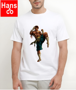 Kaos Pria 3 Dimensi Motif Ichigo Pedang Tshirt Oblong Katun 24s H0185 By Hans & Co