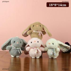 [COD] yixiayun 1 Piece Stuffed Bunny Doll Kawaii Rural Rabbit Plush Toy Babies Sleeping Companion Cartoon Animals Doll Childrens Gift