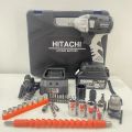 Máy siết bulong pin HITACHI 220VF không chổi than tích hợp đầu bắn vít 2 trong 1 máy bắn bu lông máy siết ốc nhẹ nhỏ gọn xiết bulong khoẻ pin cực lâu. 