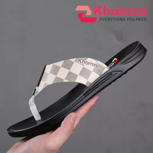 SANDAL KULIT PRIA IMPORT PREMIUM SANDAL JAPIT KHAMZO K07 HITAM