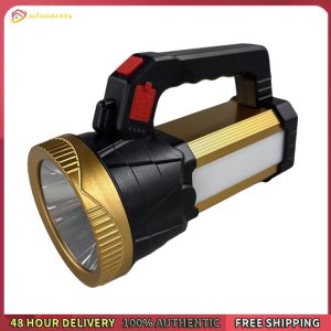 Winnereco Waterproof Handheld Flashlight & Side Light Camping Searchlight Powerful Handheld Lantern for Emergency Hurricane Hiking