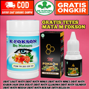 Obat Mata Katarak Tanpa Operasi Obat Mata Minus Dan Rabun Jarak Jauh Bpom Rabun Dekat Obat Mata Buram SIlinder Glaukoma Mata Merah Perih Berair Berlemak Ptrygium Ptrigium Herbal K Fokson Vitama De Nature Untuk Pria Wanita Original