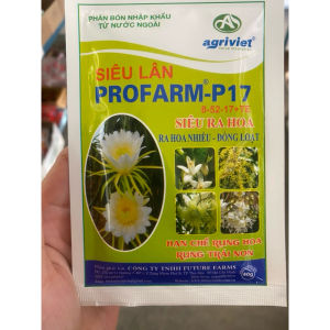 SIÊU LÂN - SIÊU RA HOA P17 ( Ra hoa đồng loạt hạn chế rụng hoa rụng trái non) 40g PHÂN BÓN LÁ CAO CẤP NHẬP KHẨU