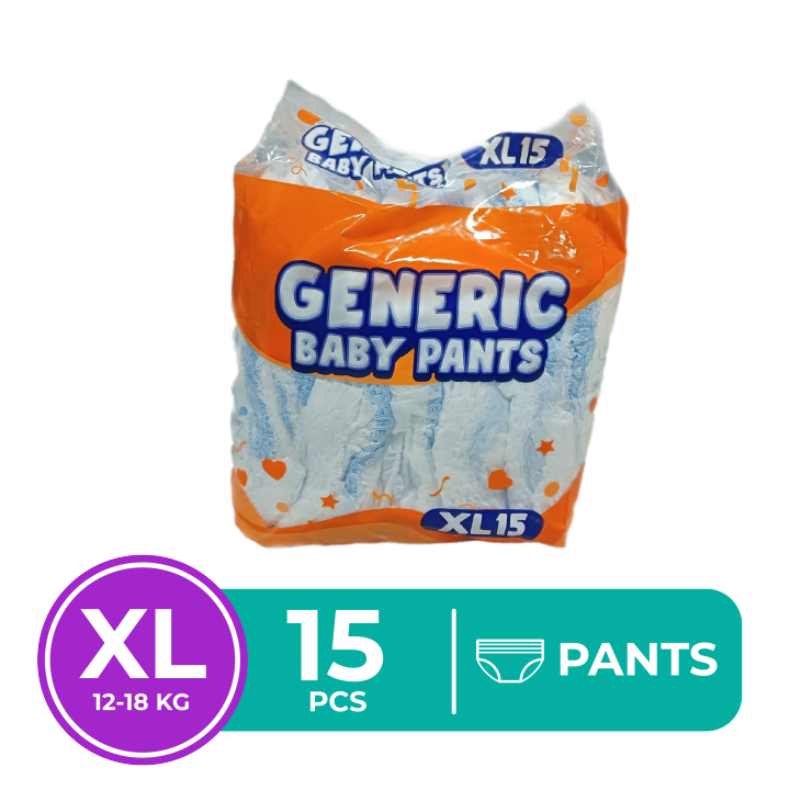 Generic Baby diaper pants XL 15s | Lazada PH