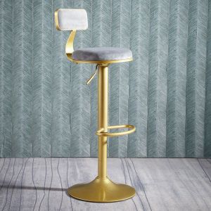 พร้อมส่ง เก้าอี้บาร์ เก้าอี้ทรงสูง เก้าอี้หมุ่นได้ เก้เาอี้ปรับขึ้นลงได้ เก้าอี้บาร์ เก้าอี้โครงเหล็กทรงสูง เก้าอี้บ้านหรูเบา