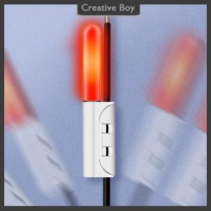 [Creative] 1PC Sharp End Fishing Electronic Rod Light Luminous Stick Flash CR425 Lithium Battery LED Removable Waterproof Night Tackle